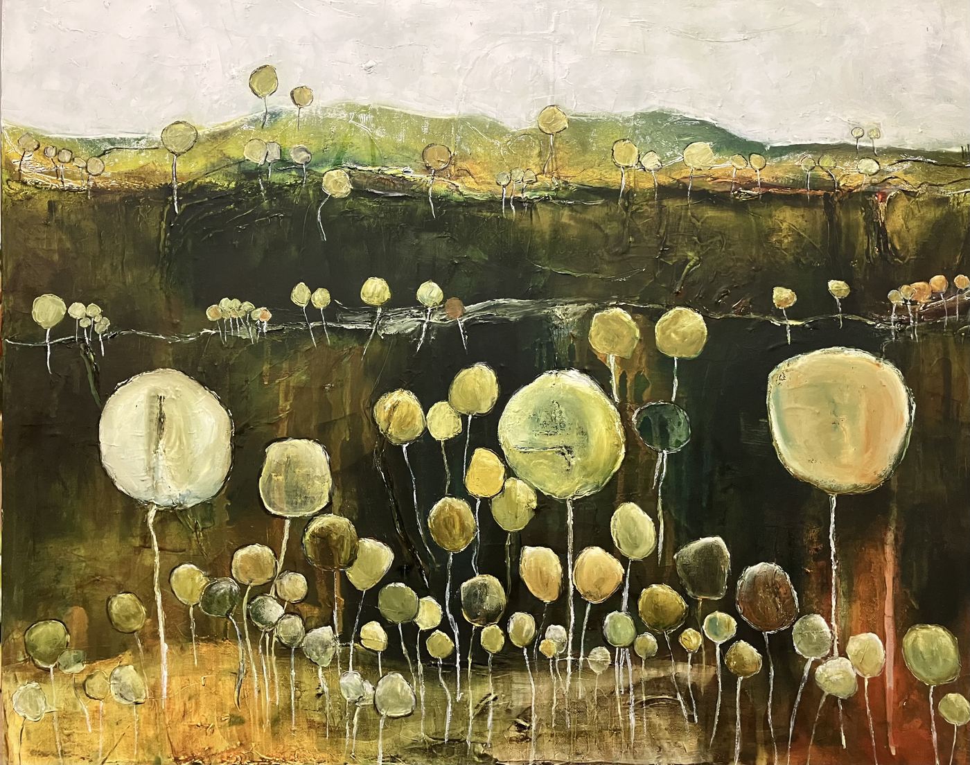 Growth by Jen Foxton — 2024, 77cm x 61cm.