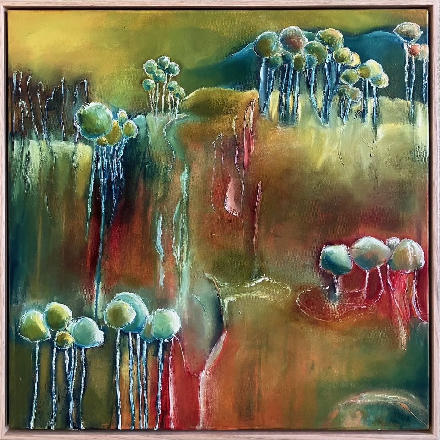 Yellow Sky by Jen Foxton — 2024, 62cm x 52cm.