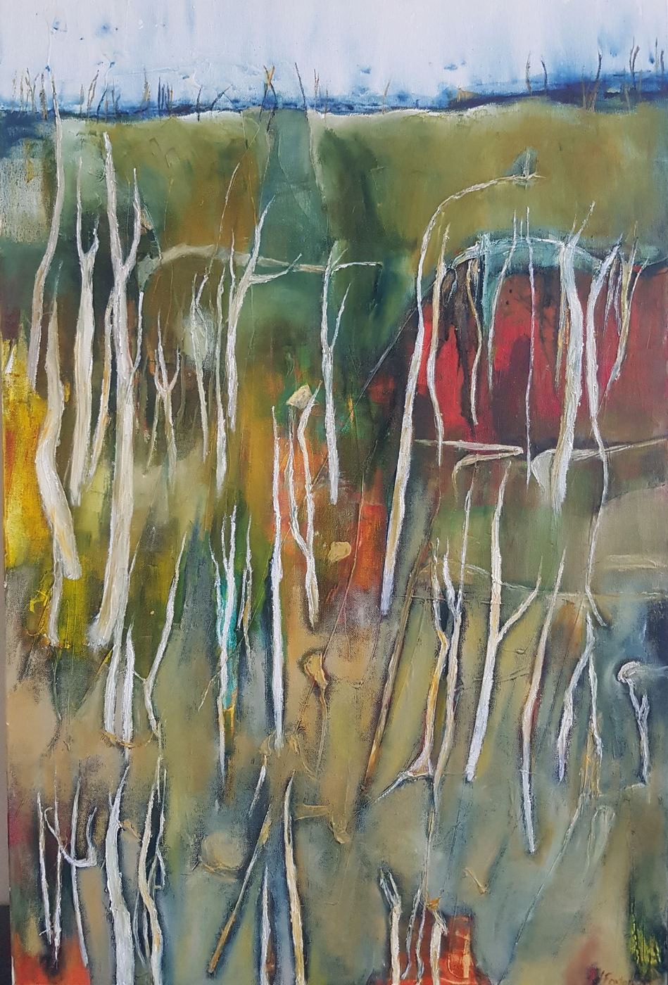 Through the Fog by Jen Foxton — 2023, 61cm x 91cm.