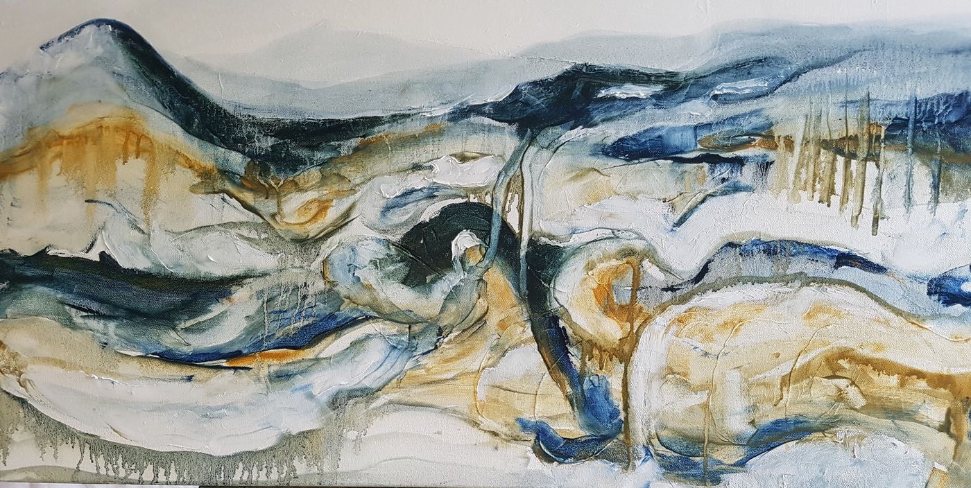 Melting by Jen Foxton — 2019, 92cm x 46cm.