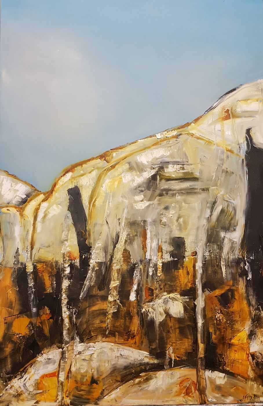After the Fire by Jen Foxton — 2019, 64cm x 94cm.