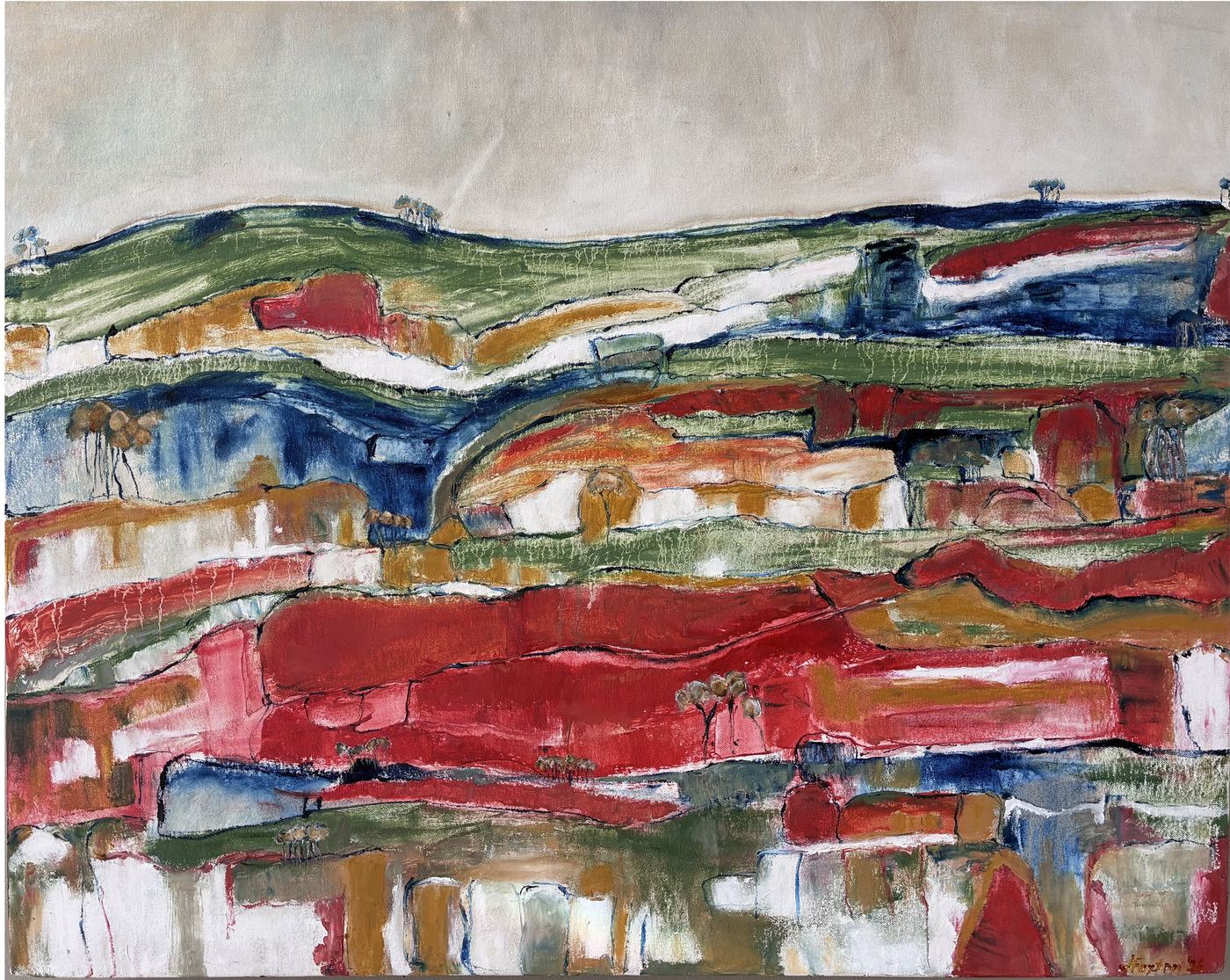 Cliff Faces by Jen Foxton — 2026, 76cm x 62cm.